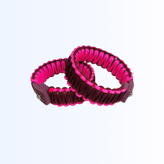 2728 Armband Bordeaux Neon Pink