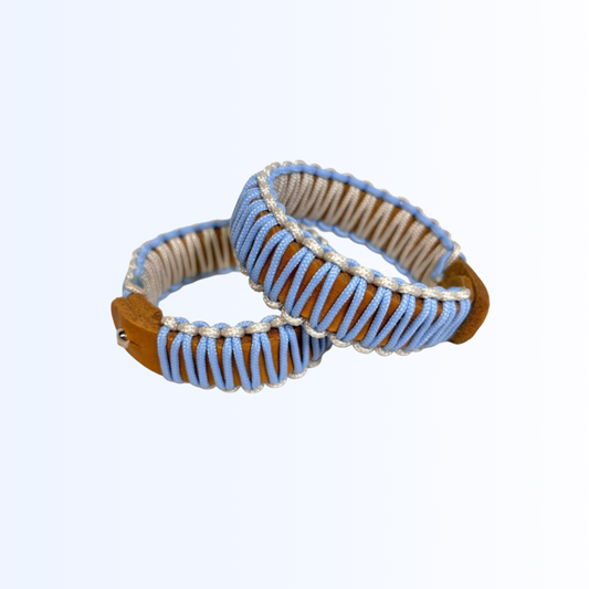 2728 Armband Cognac Sky Creme