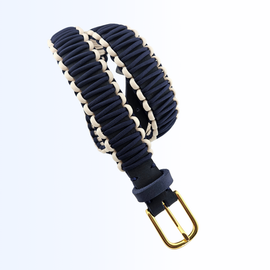 2406 Gürtel Navy Creme