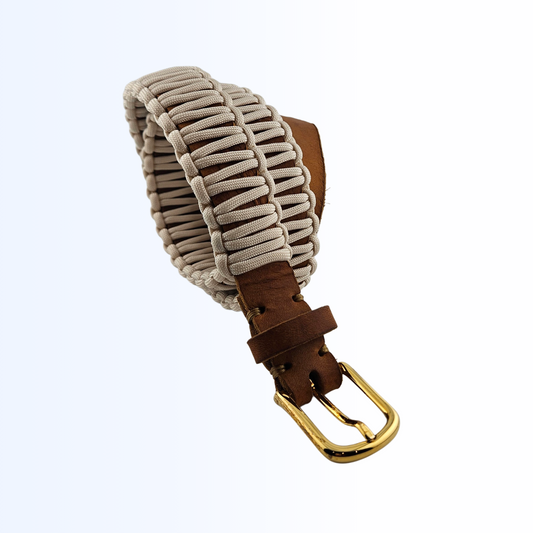 2406 Gürtel Cognac Creme