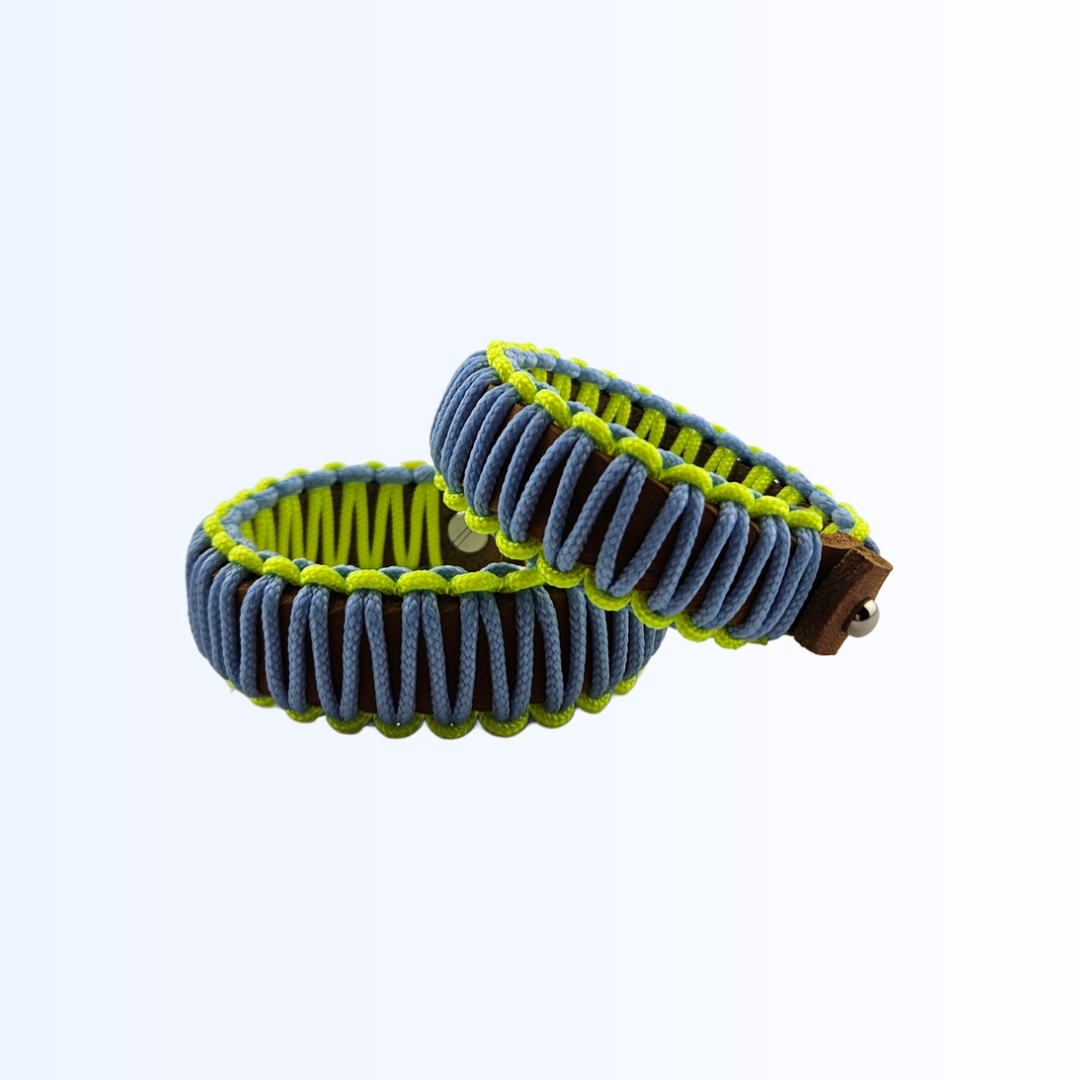 2728 Armband Cognac Sky Neon Gelb