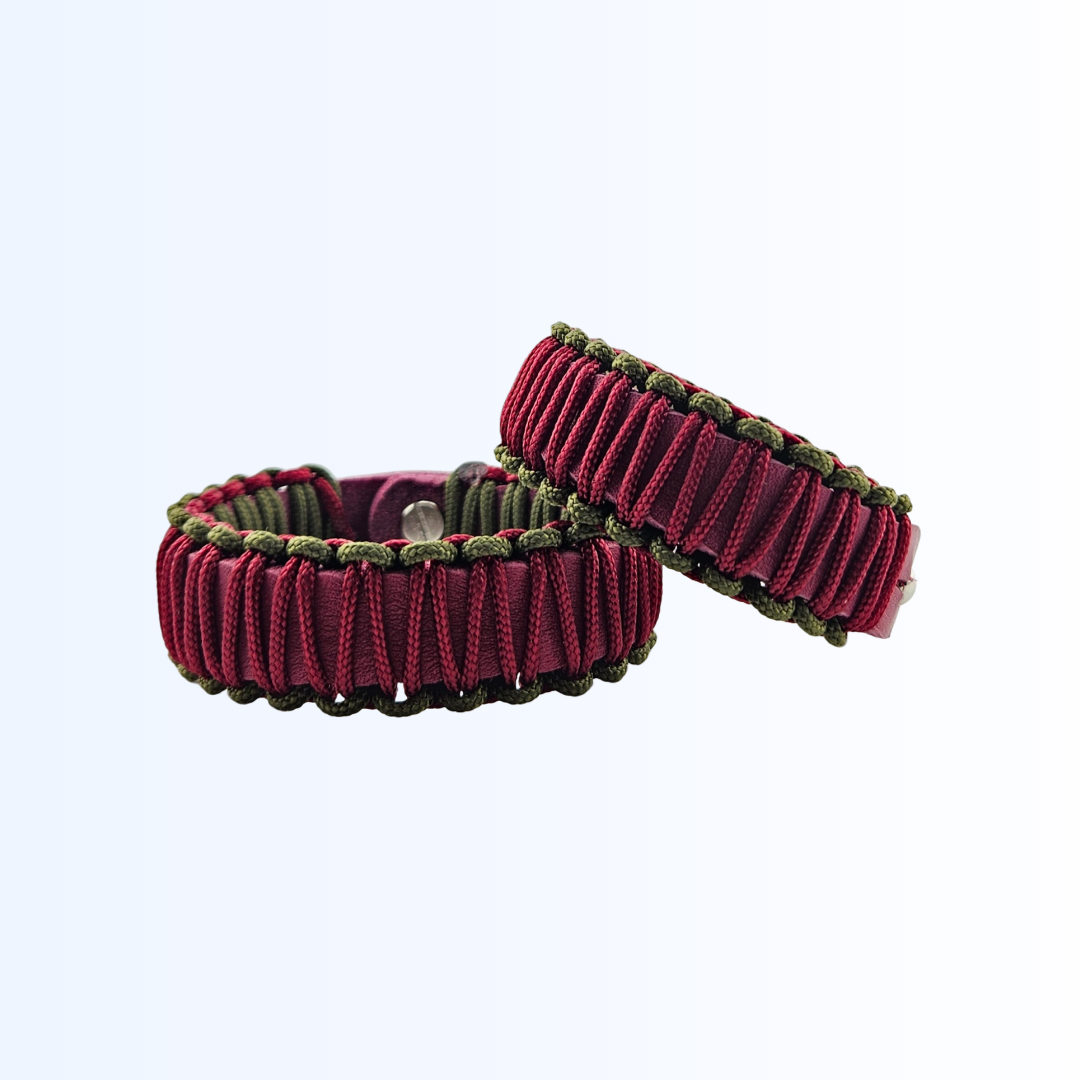 2728 Armband Bordeaux Bordeaux Oliv