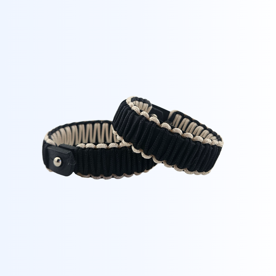 2728 Armband Schwarz Schwarz Creme