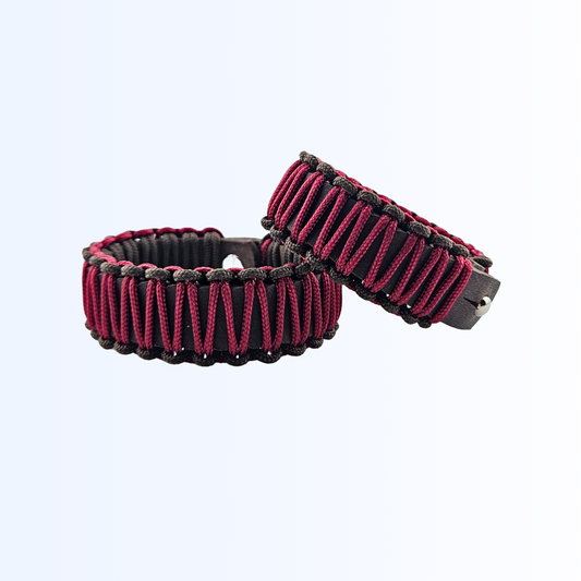 2728 Armband Dunkelbraun Bordeaux Dunkelbraun