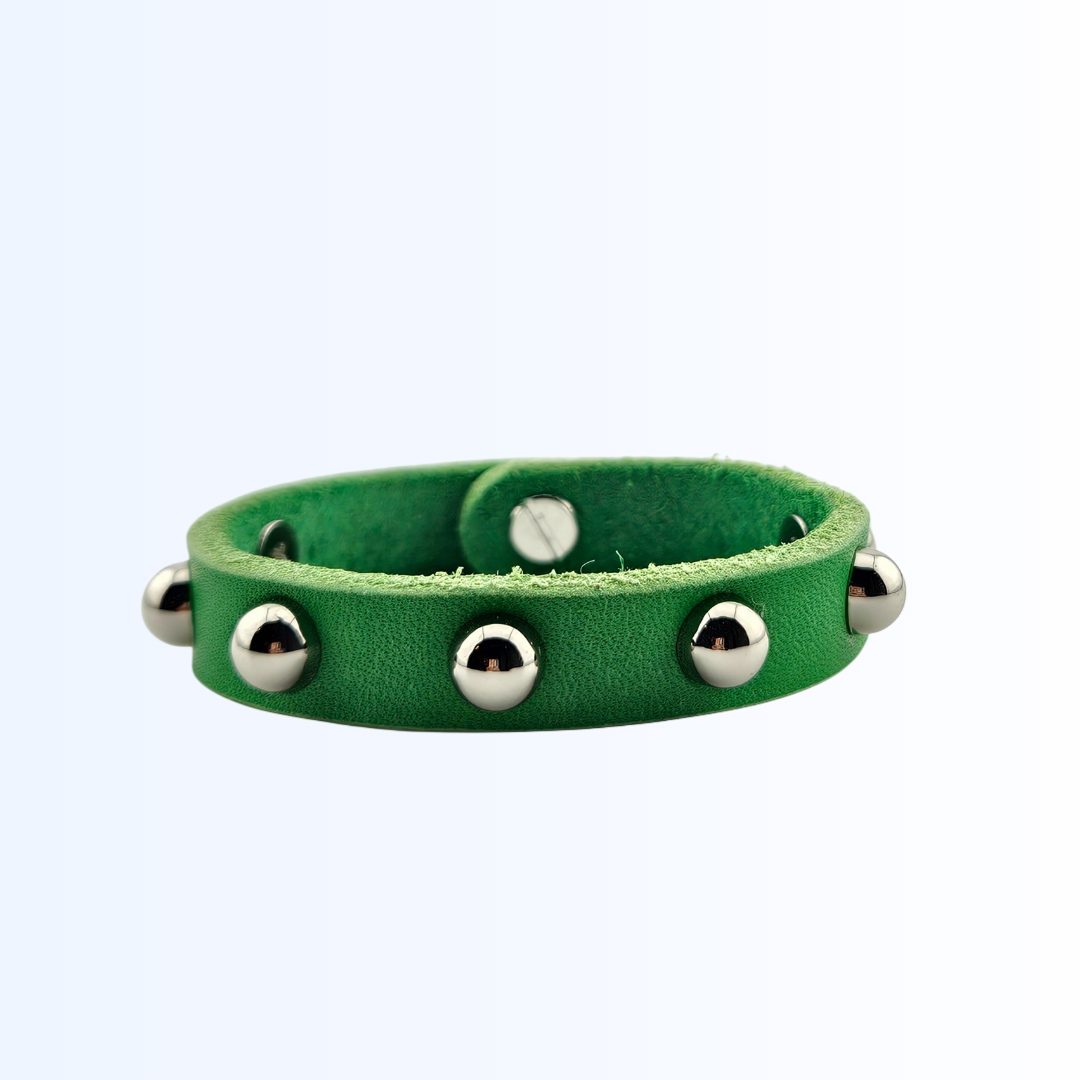 1051 Armband Niete Apfelgrün