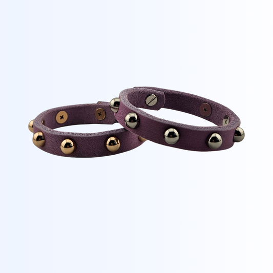 1051 Armband Niete Flieder