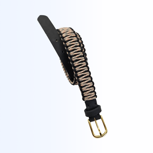 2406 Gürtel Schwarz Brit Style