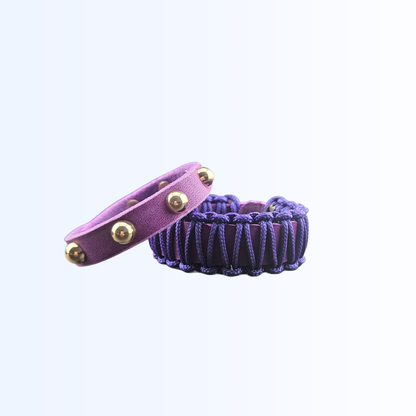 2728 Armband Aubergine Aubergine