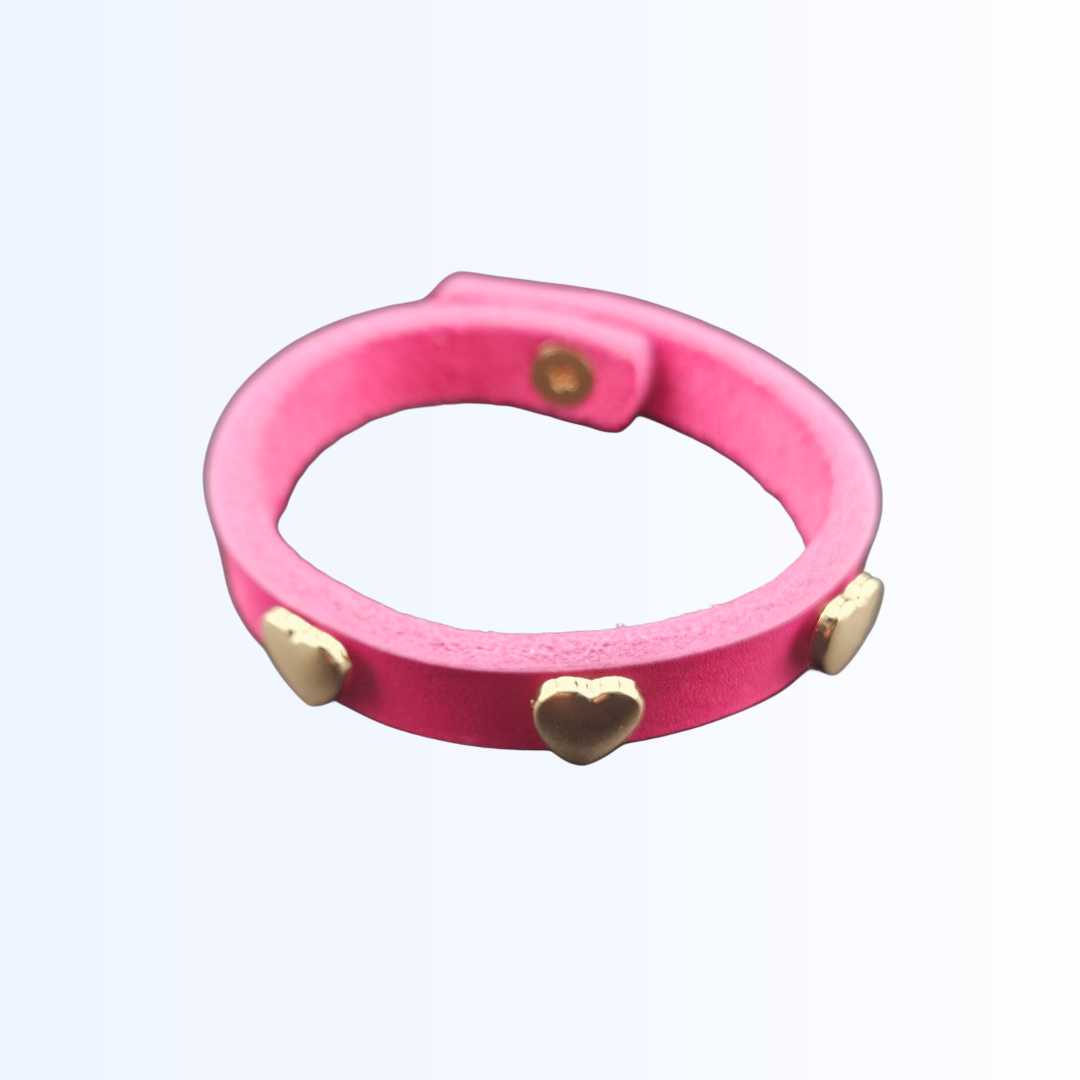 1402 Armband mit Herznieten