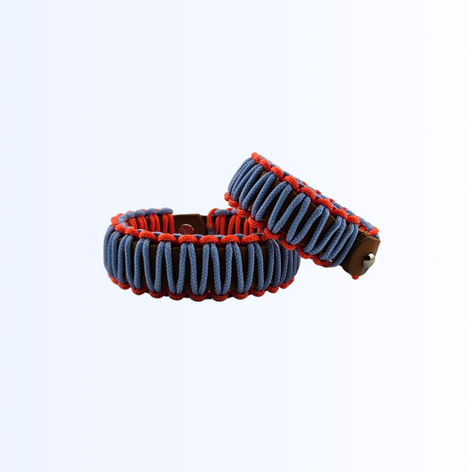 2728 Armband Cognac Sky Neon Orange