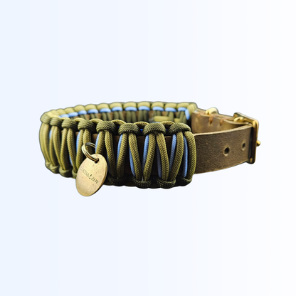 3512 HUNDEHALSBAND Oliv Oliv Sky