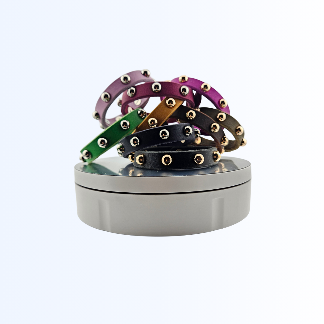 1051 Armband Niete Apfelgrün