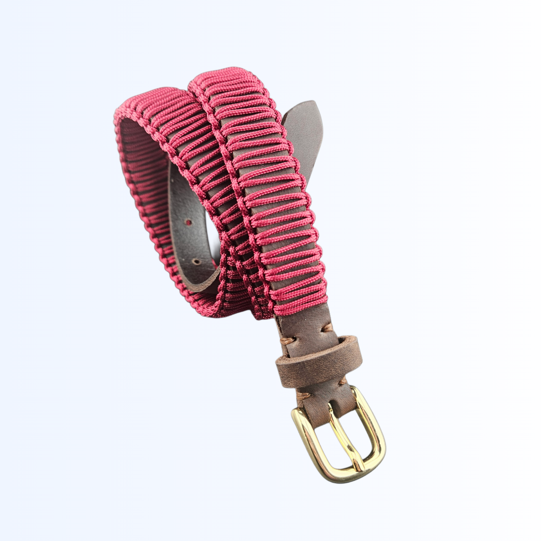 7915 Gürtel 2,0cm breit Dunkelbraun Bordeaux