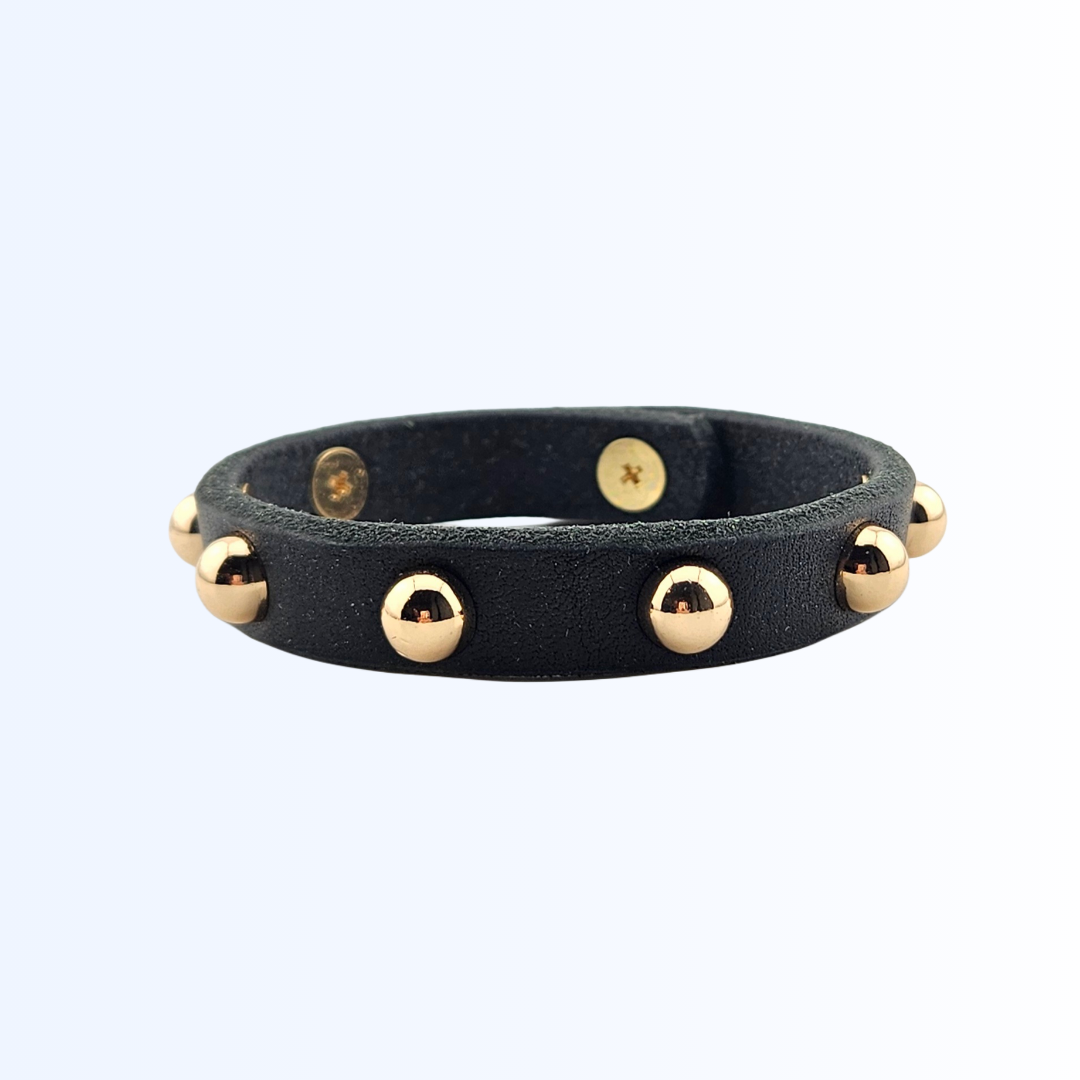 1051 Armband Niete Schwarz
